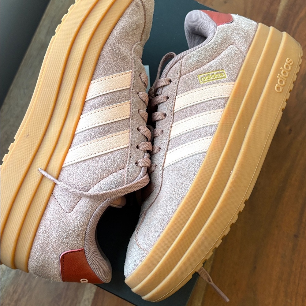 Adidas Platform Suede Shoes - Picture 2 of 9